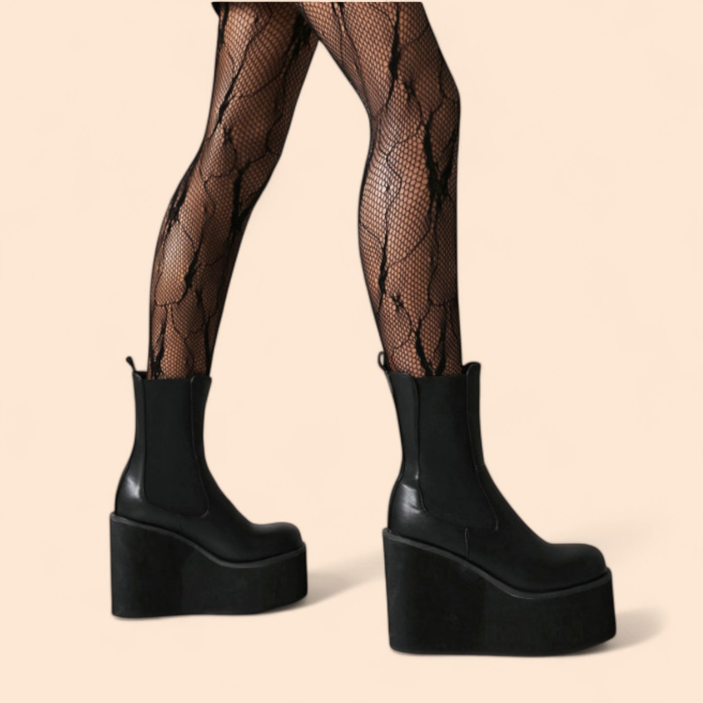 Botines Negros Plataforma Tempestad