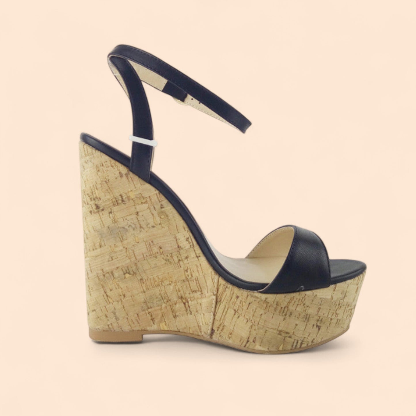Sandalias Negras Plataforma Ritmo Urbano
