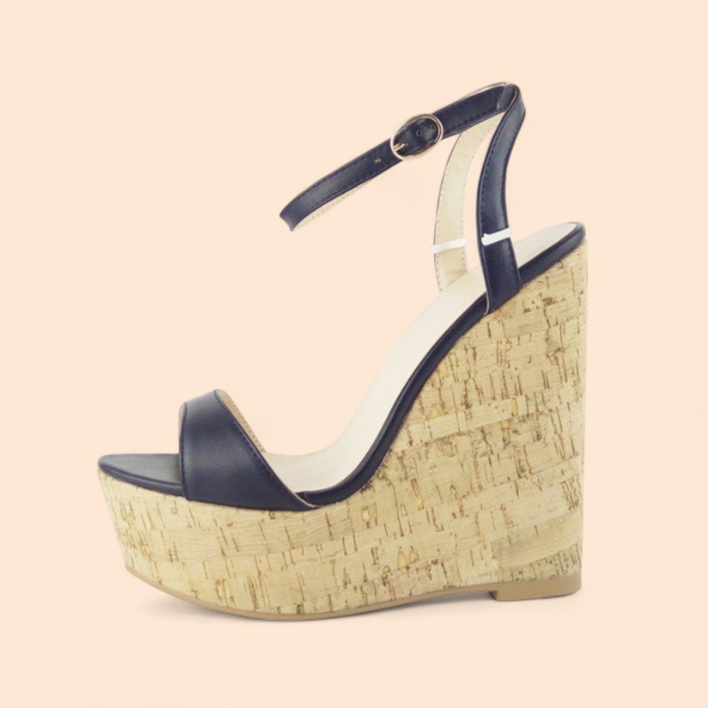 Sandalias Negras Plataforma Ritmo Urbano