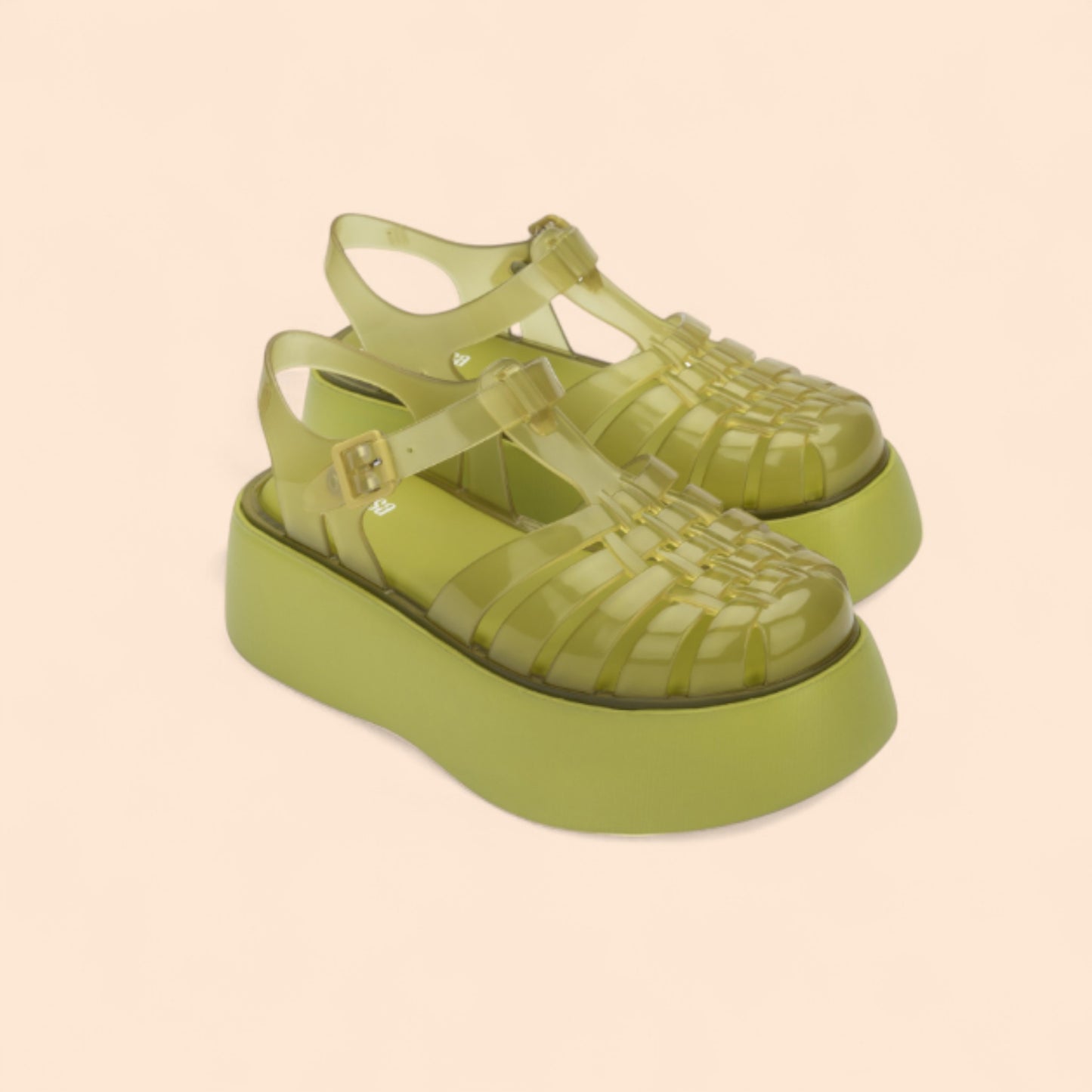 Sandalias Amarillas Plataforma Urban Flow