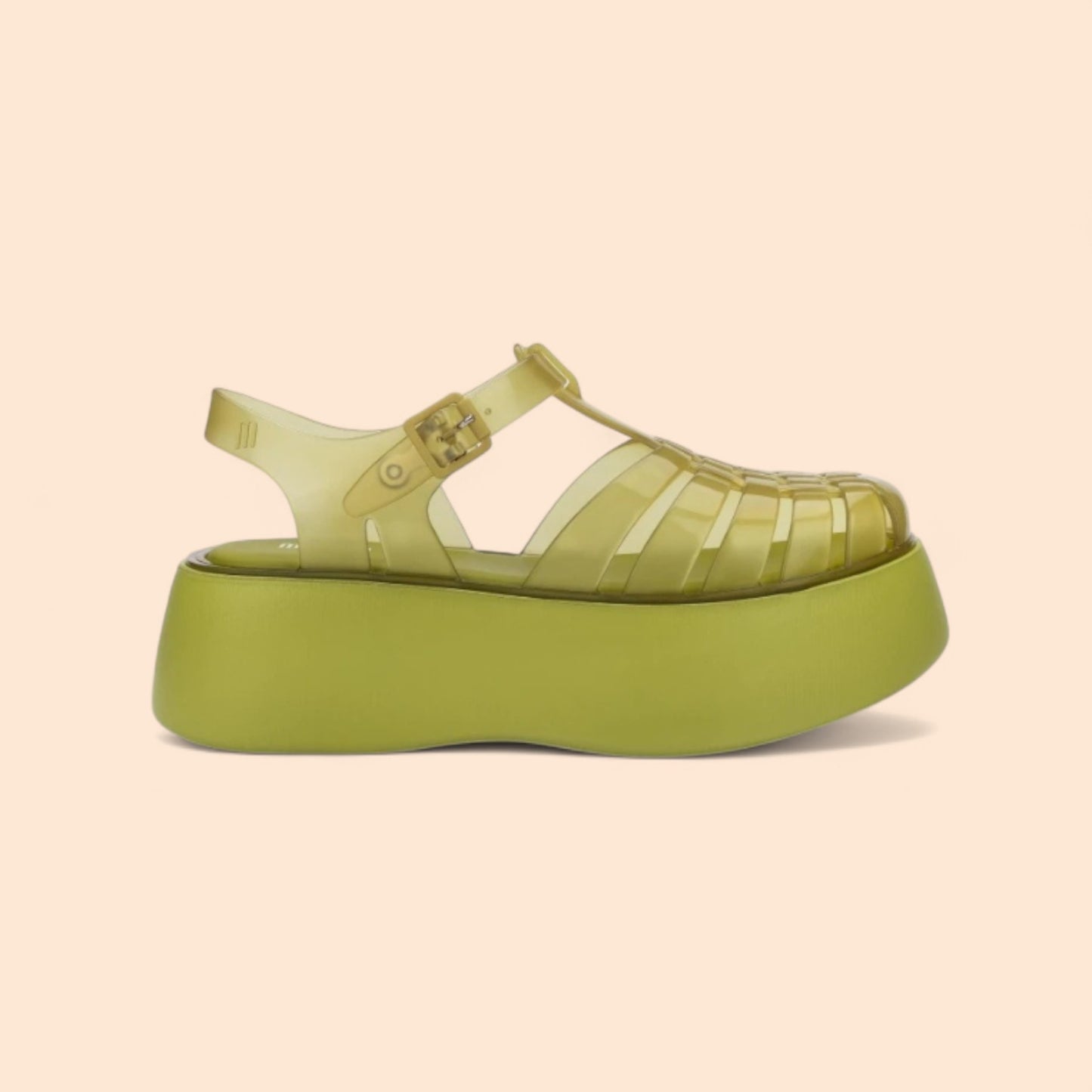 Sandalias Amarillas Plataforma Urban Flow