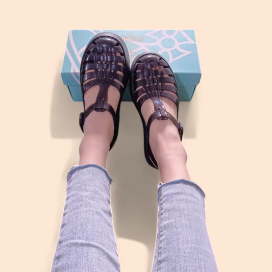 Sandalias Negras Plataforma Urban Flow