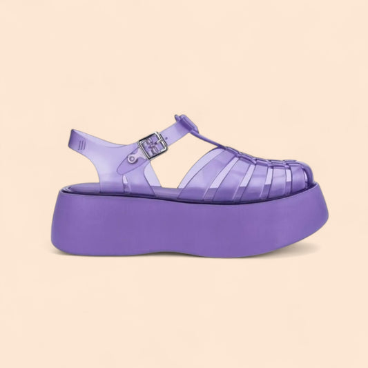 Sandalias Moradas Plataforma Melissa