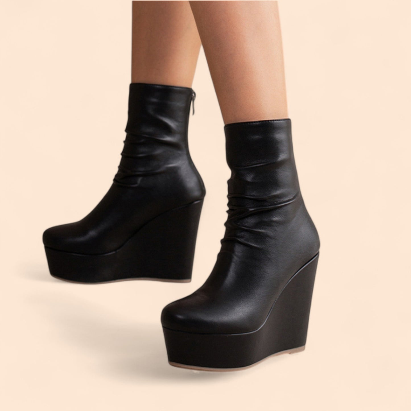 Botines Negros Plataforma Eterna
