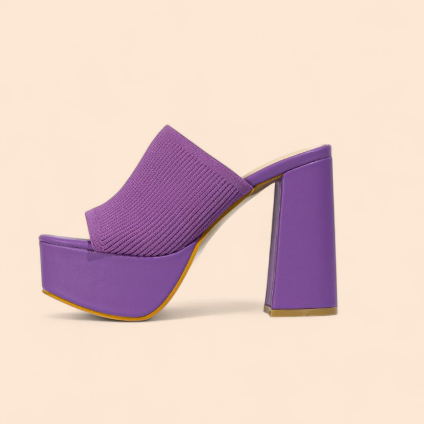 Sandalias Moradas Plataforma Purple Mood