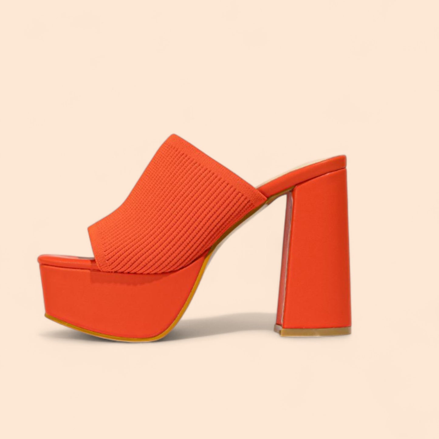 Sandalias Plataforma Naranjas Marina Boom