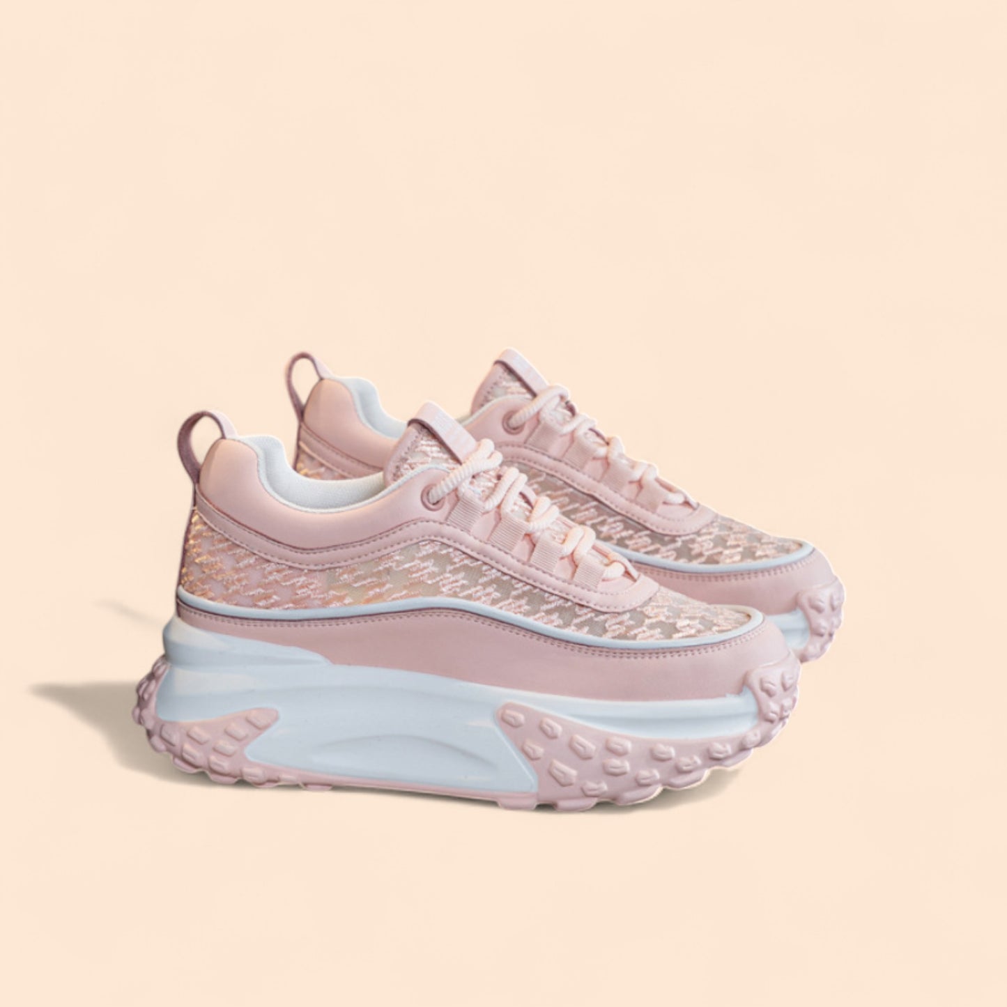 Zapatillas Rosas Plataforma Rosa Chic