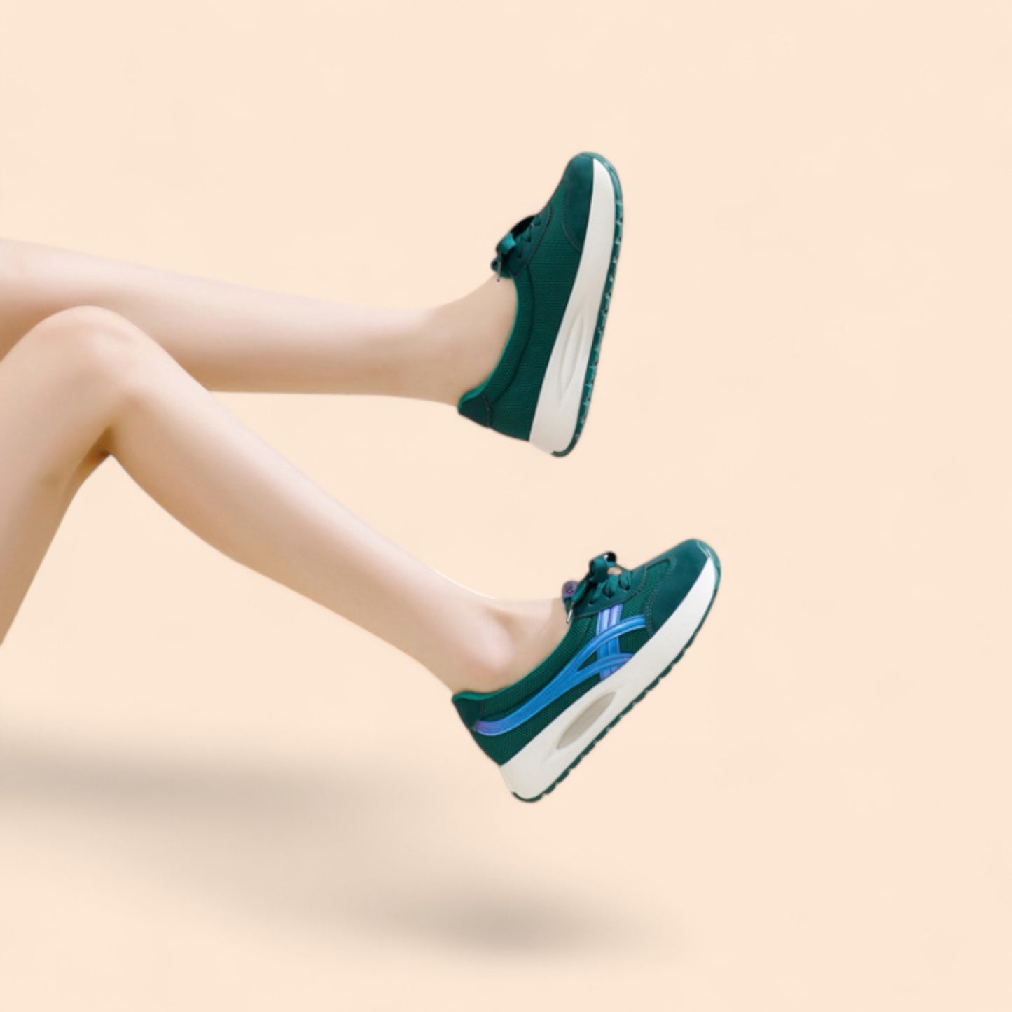 Zapatillas Plataforma Verdes Verde Selva