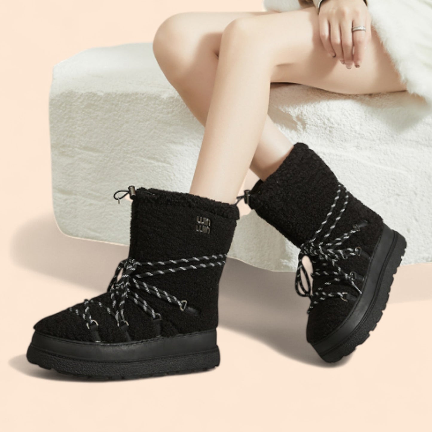 Botas Negras Plataforma Siberia