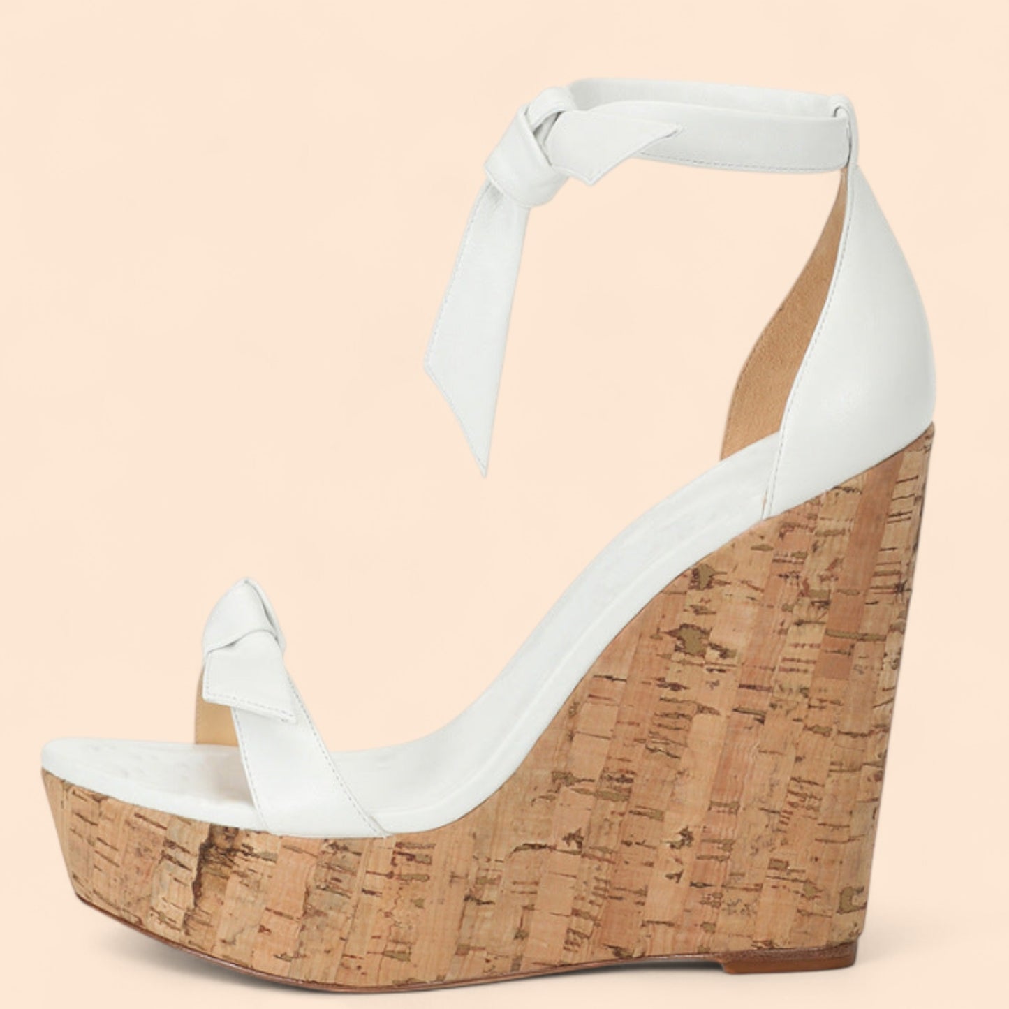 Sandalias Plataforma Blancas Paseo Divino
