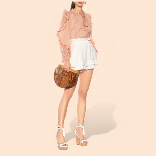 Sandalias Plataforma Blancas Paseo Divino