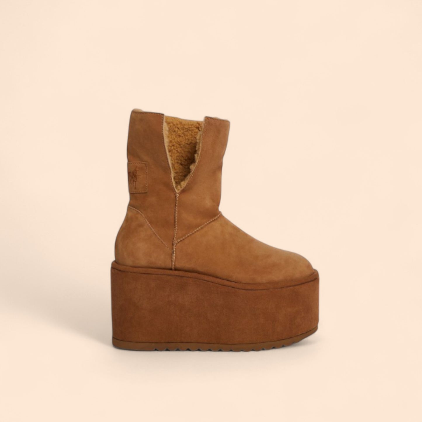 Botas Marrones Plataforma Warm Up