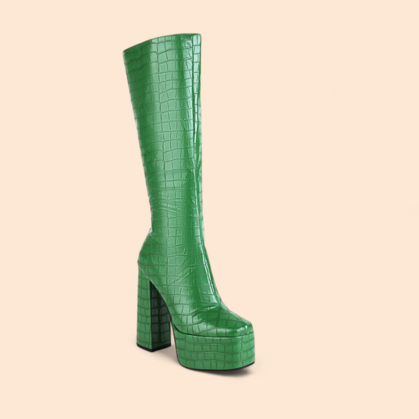 Botas Verdes Plataforma  Valkyria