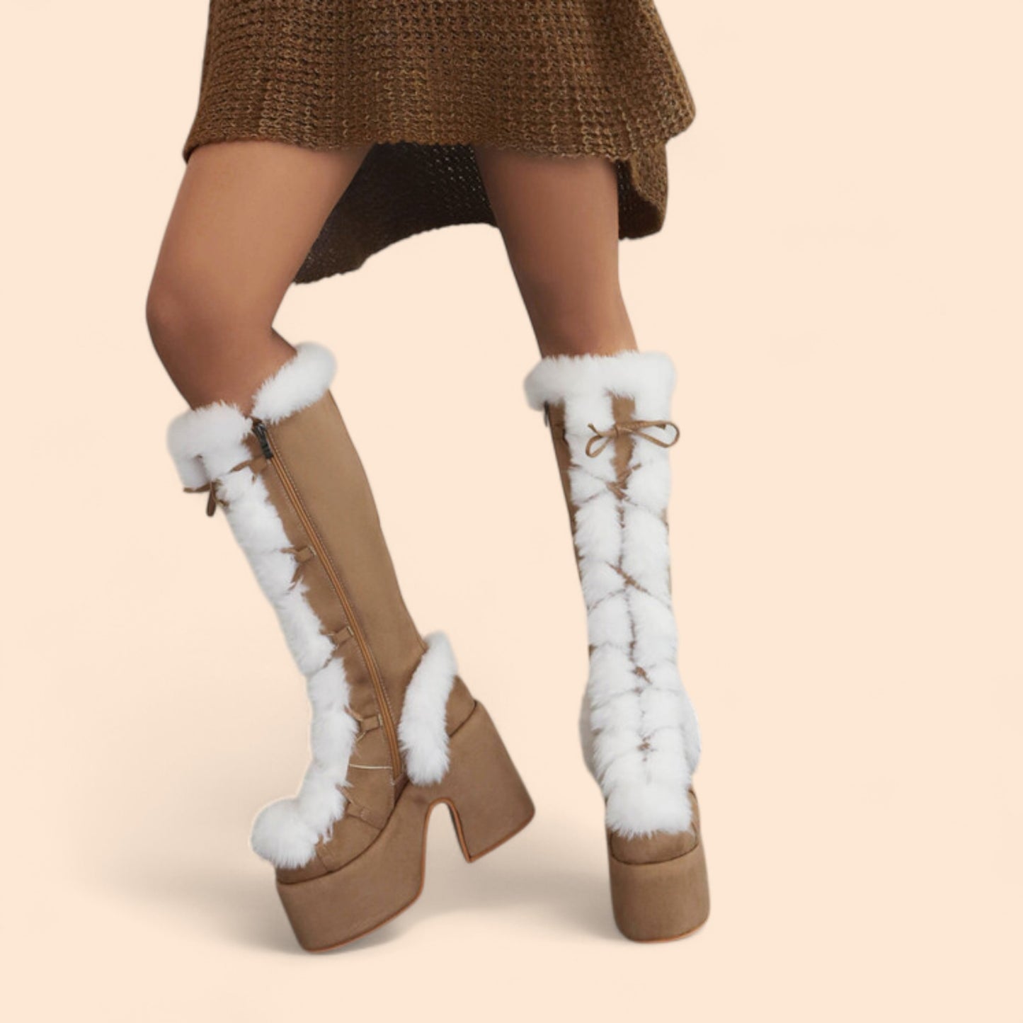Botas Marrones Plataforma Winter Chic