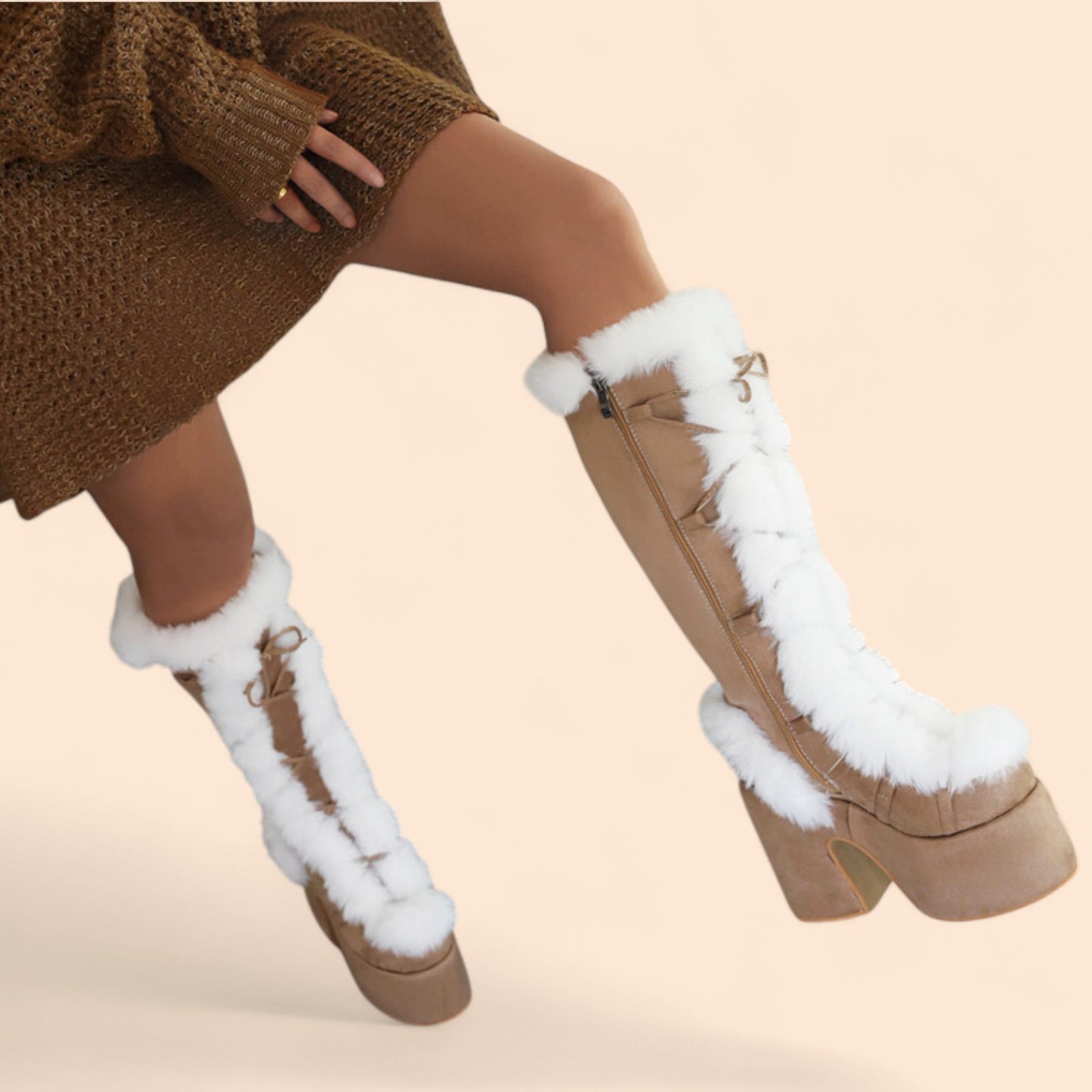Botas Marrones Plataforma Winter Chic