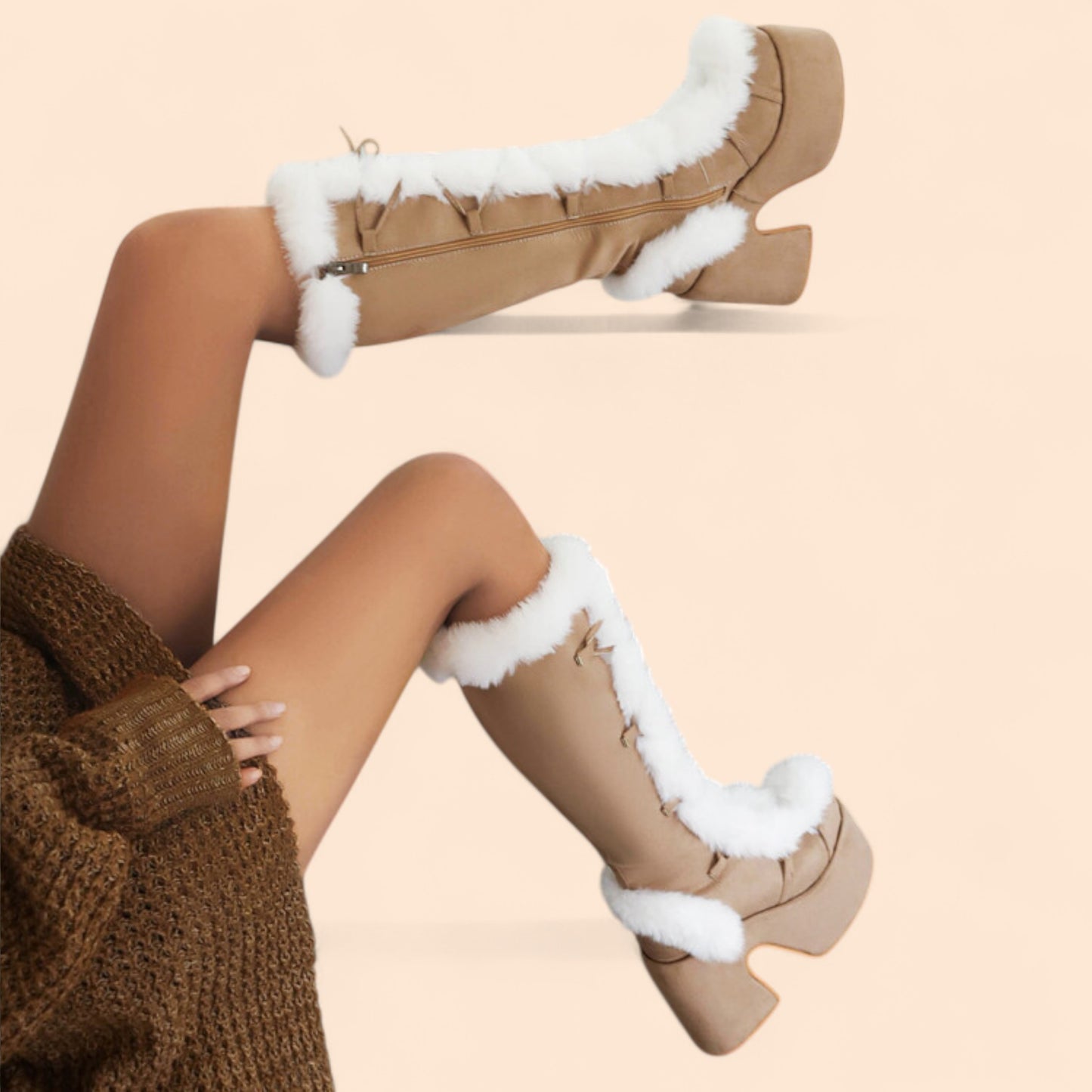 Botas Marrones Plataforma Winter Chic