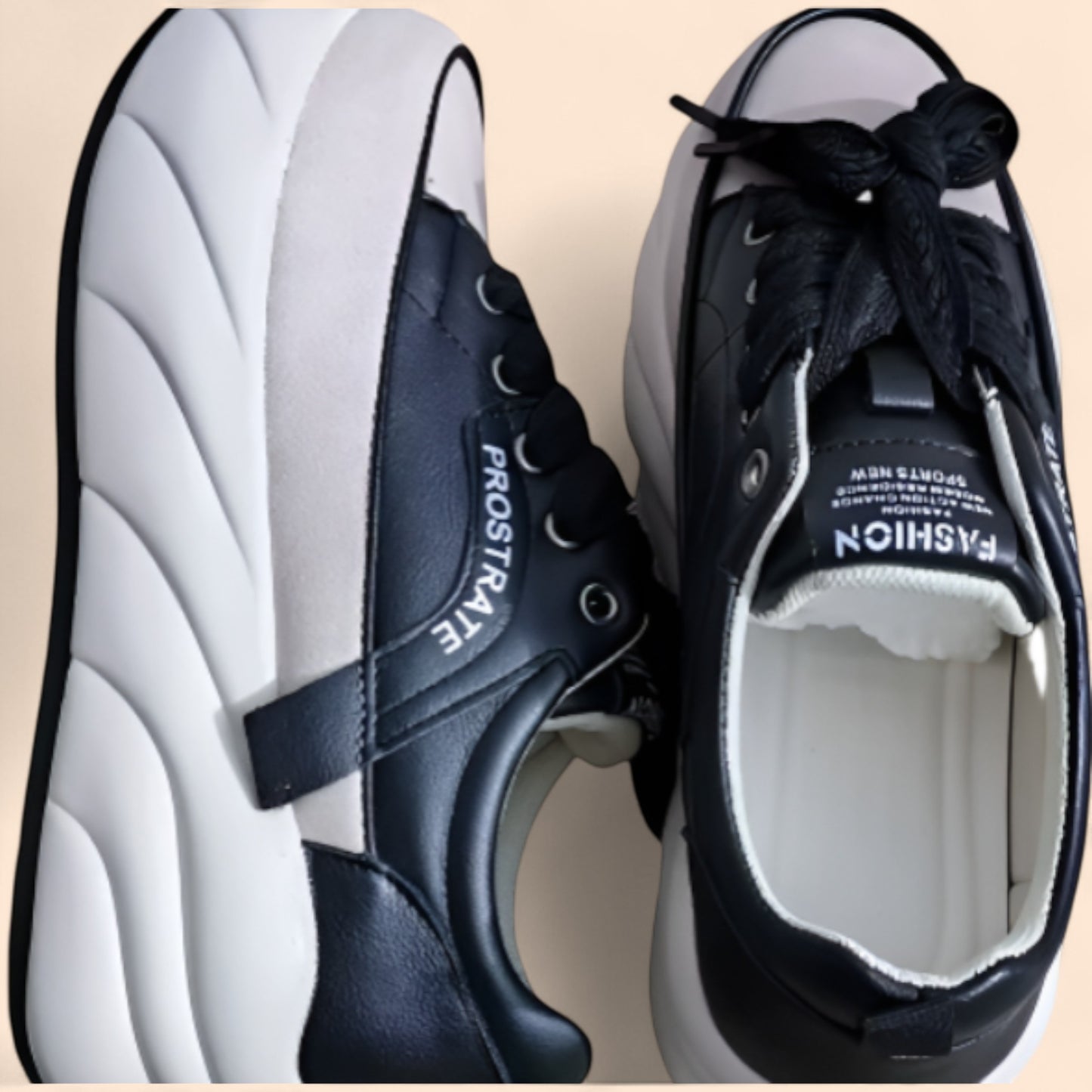 Zapatillas Negras Con Plataforma Urban Elevate