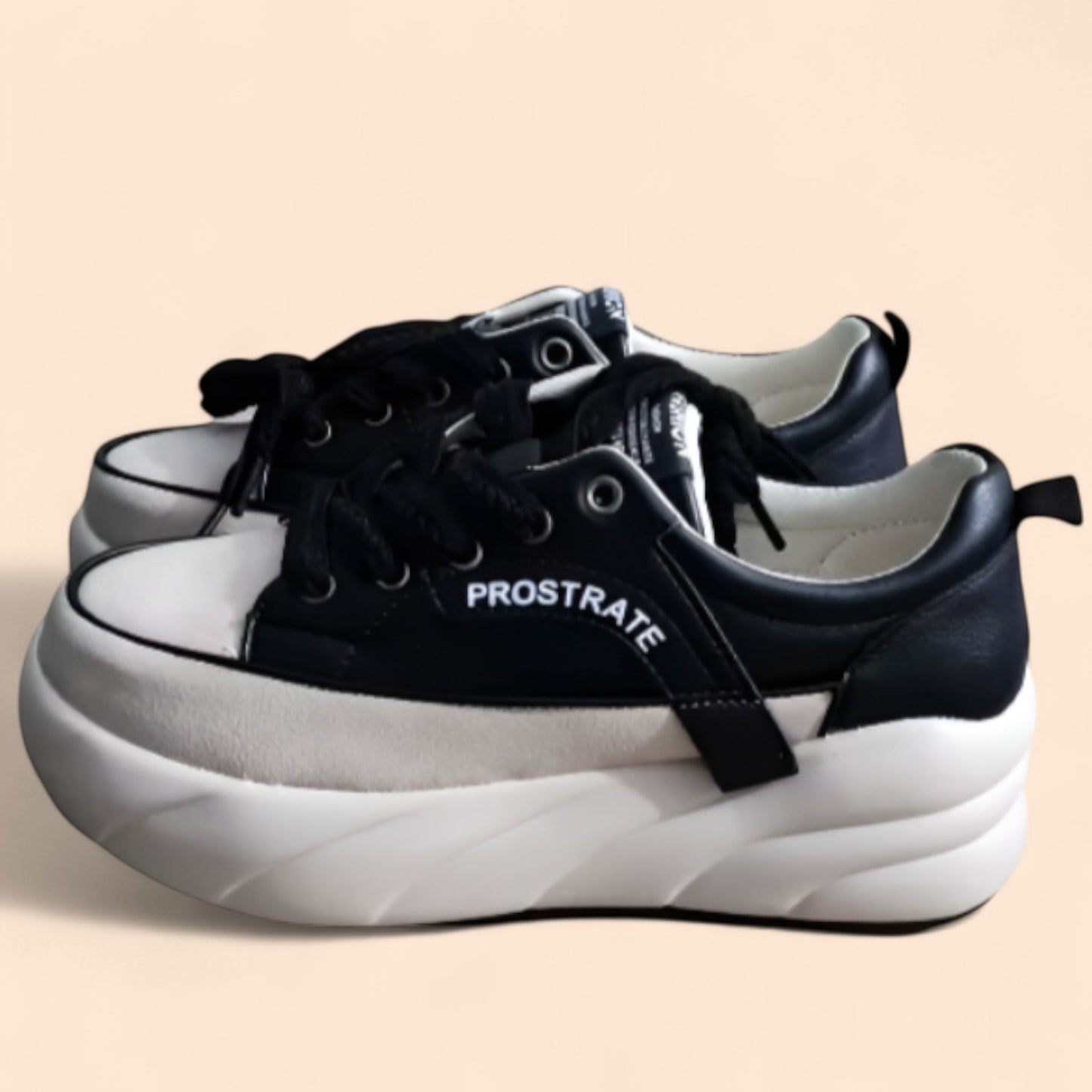 Zapatillas Negras Con Plataforma Urban Elevate
