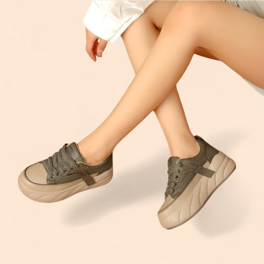 Zapatillas Plataforma Verdes Urban Elevate
