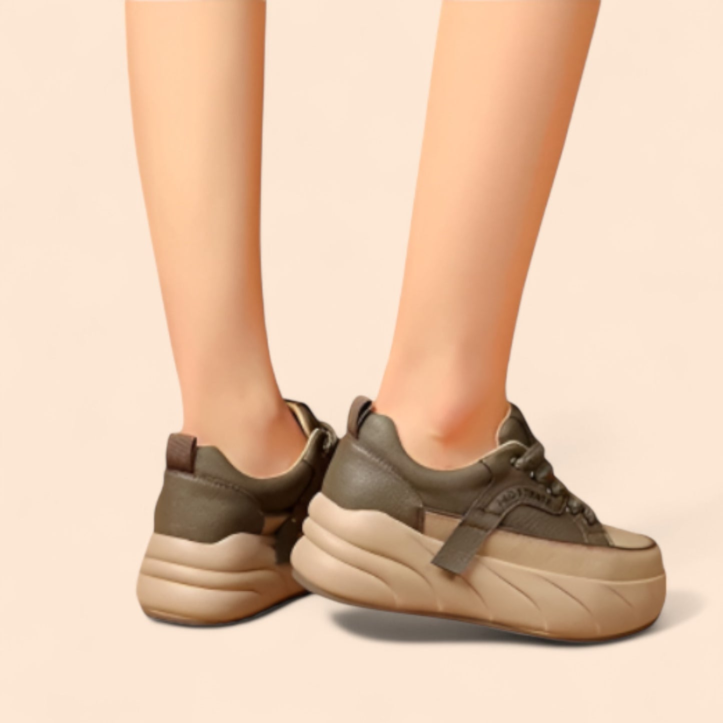 Zapatillas Plataforma Verdes Urban Elevate