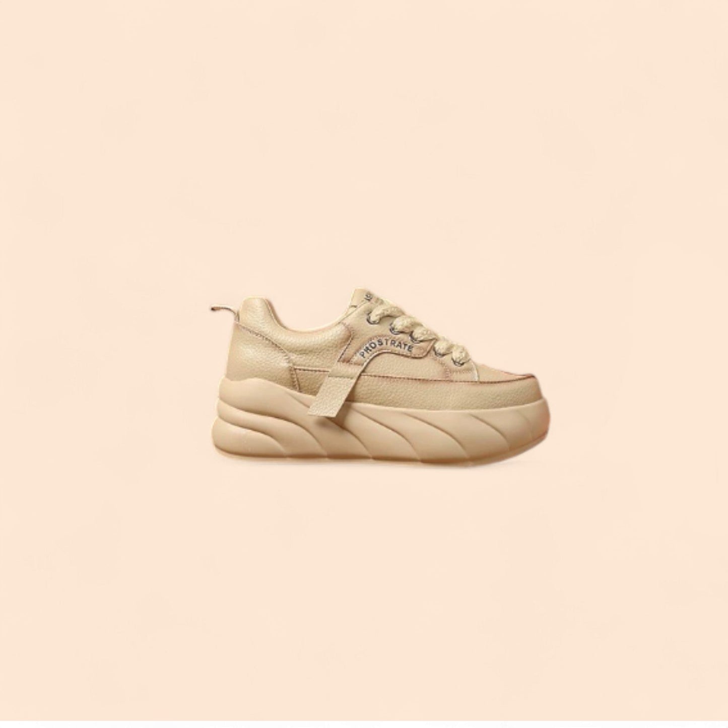 Zapatillas Beige Plataforma Urban Elevate