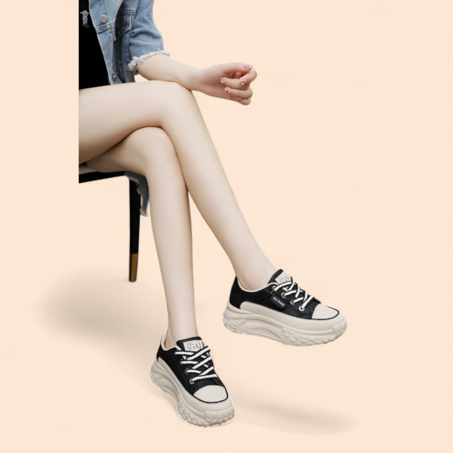 Zapatillas Azules Plataforma Extremo Motion