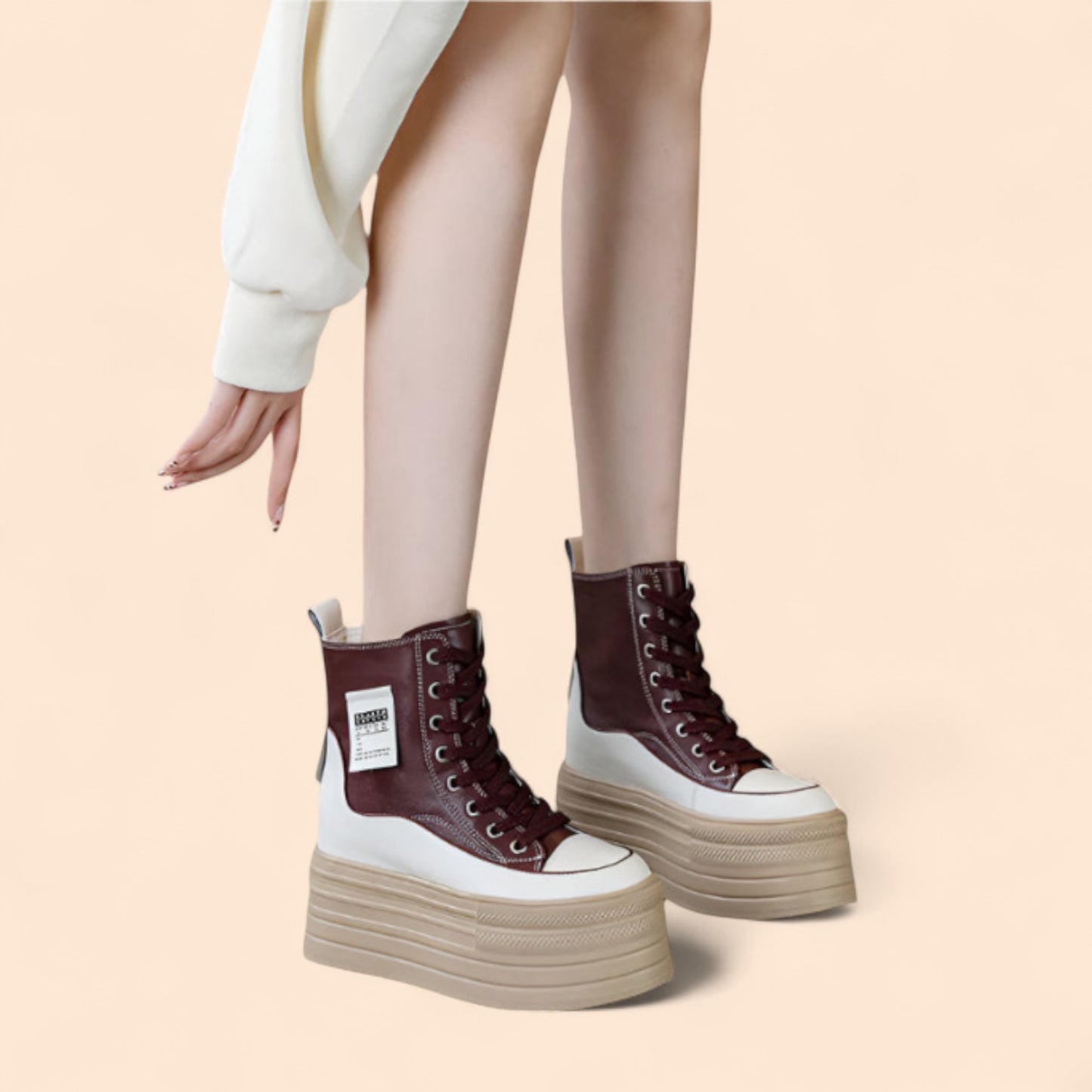 Zapatillas Marrones Plataforma Titania