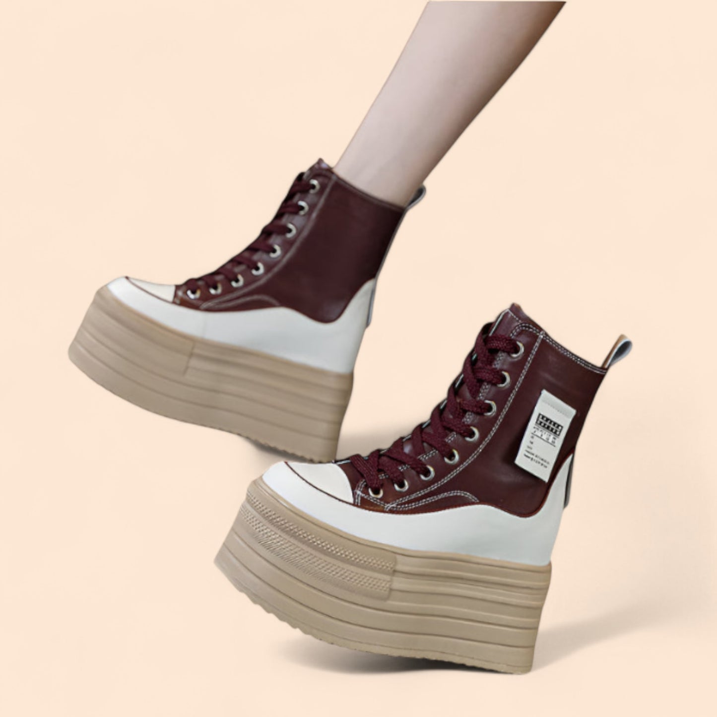 Zapatillas Marrones Plataforma Titania