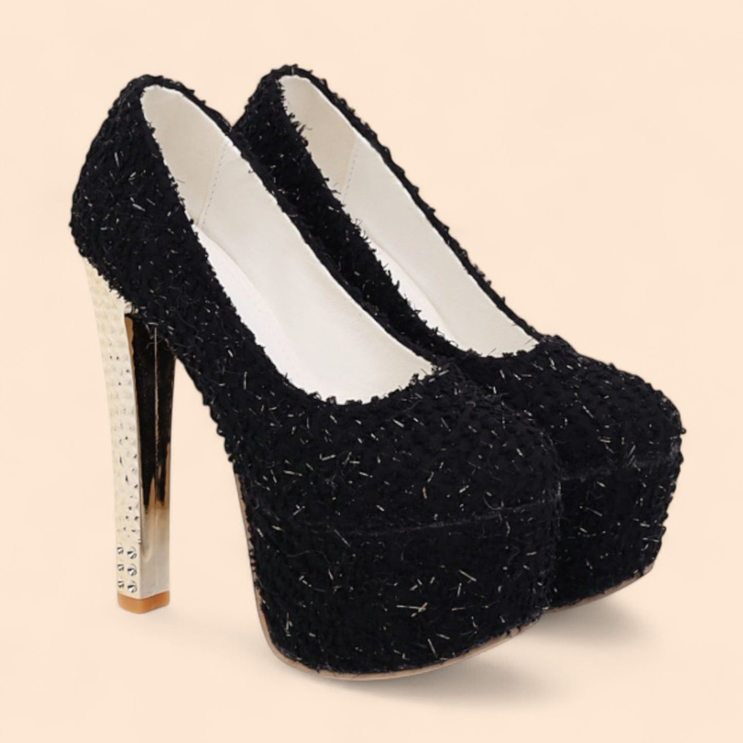 Sandalias Negras Plataforma Soberana