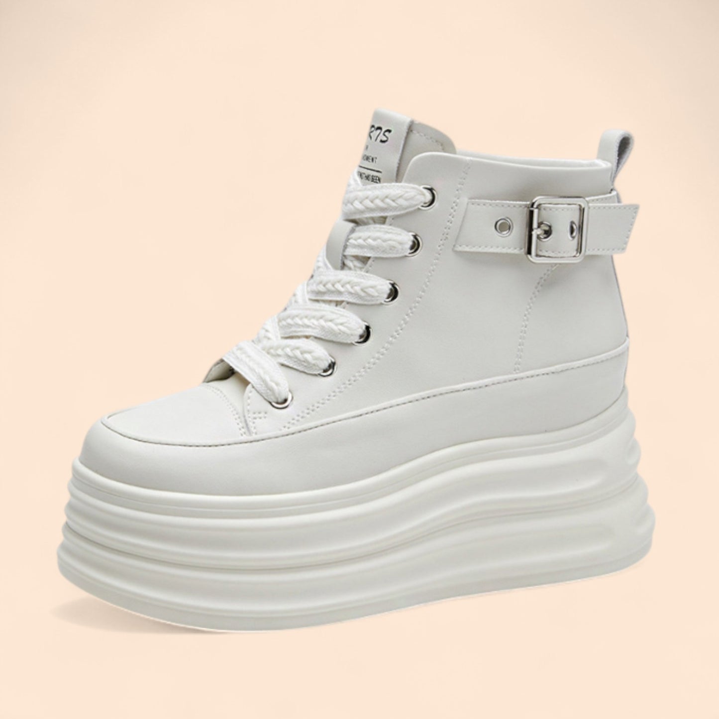Zapatillas Blancas Plataforma Eclipse