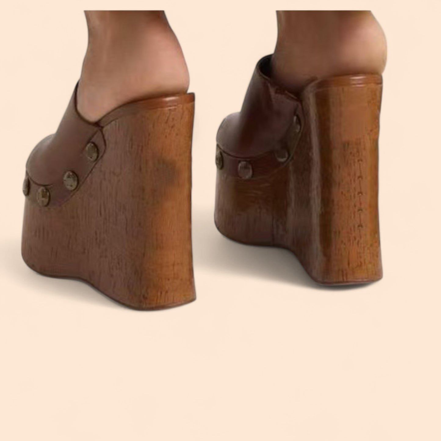 Sandalias Marrones Plataforma Sierra Canela