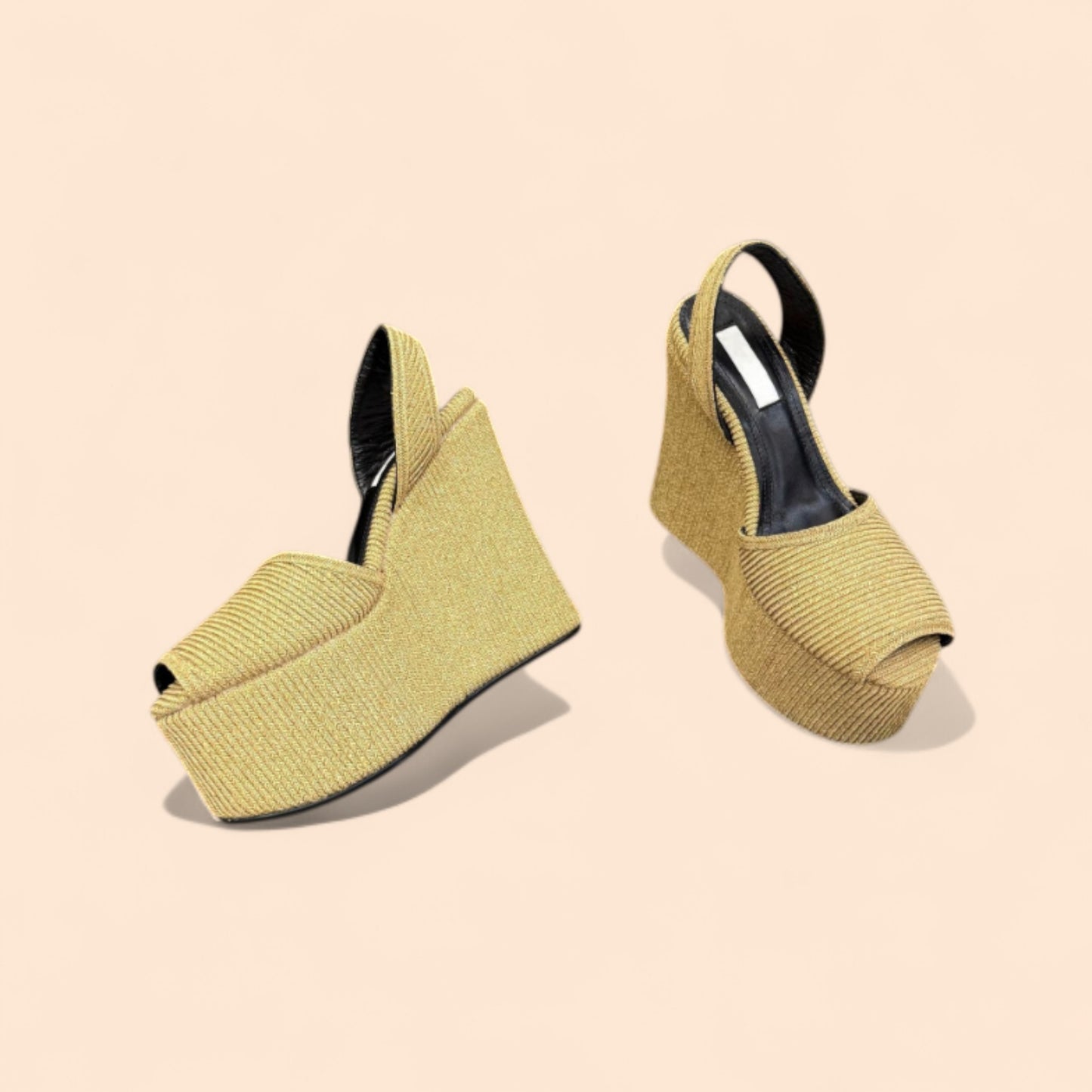 Sandalias Plataforma Beige Cumbre
