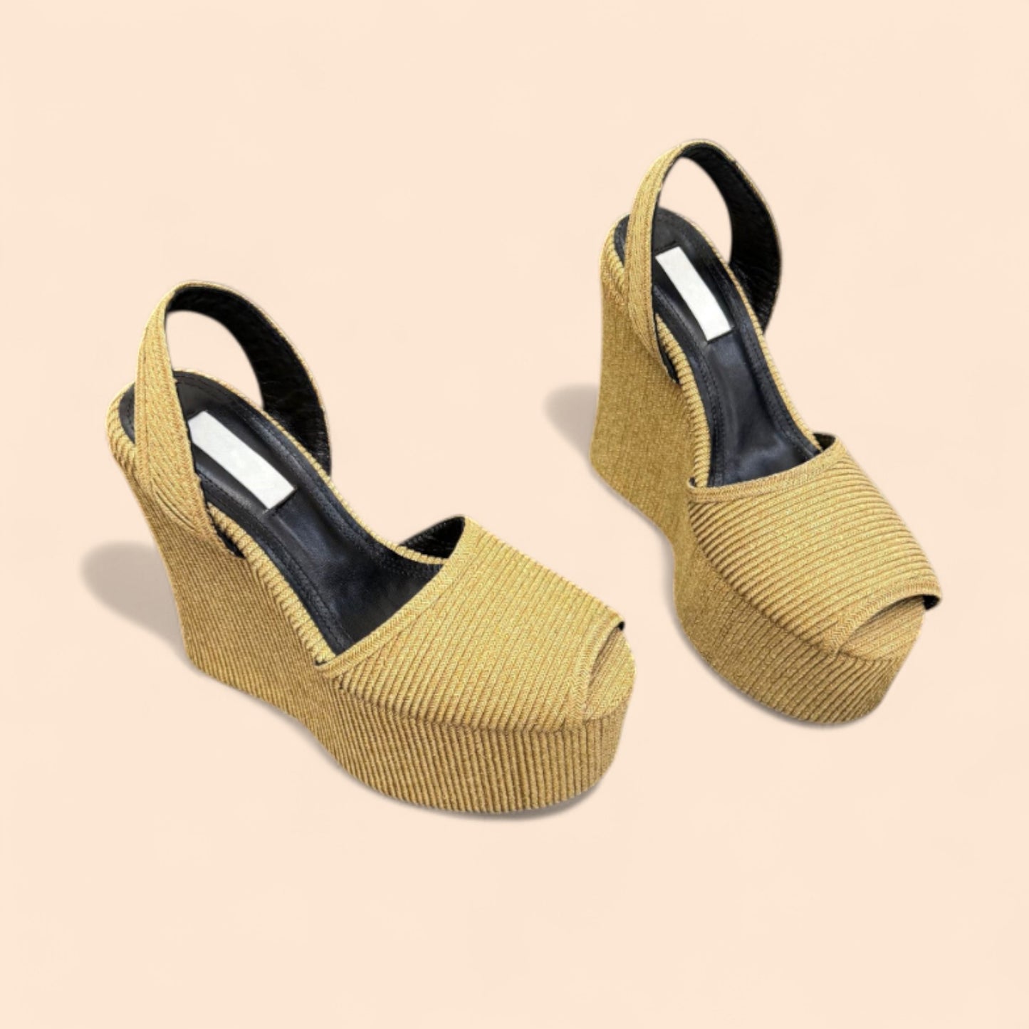 Sandalias Plataforma Beige Cumbre