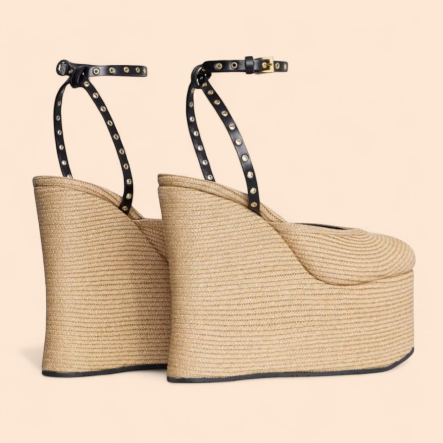 Sandalias Plataforma Beige Maranta