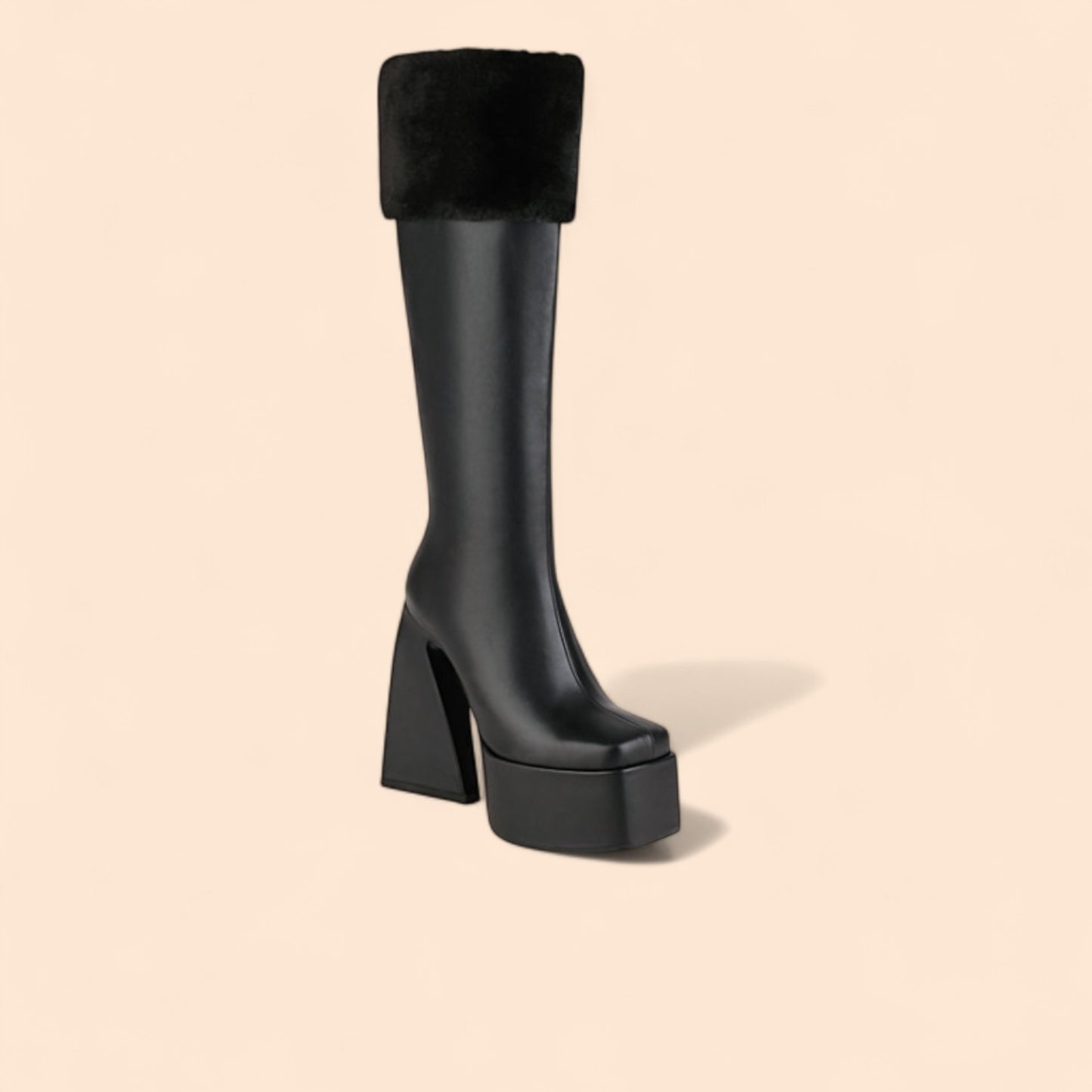 Botas Negras Plataforma Valentina