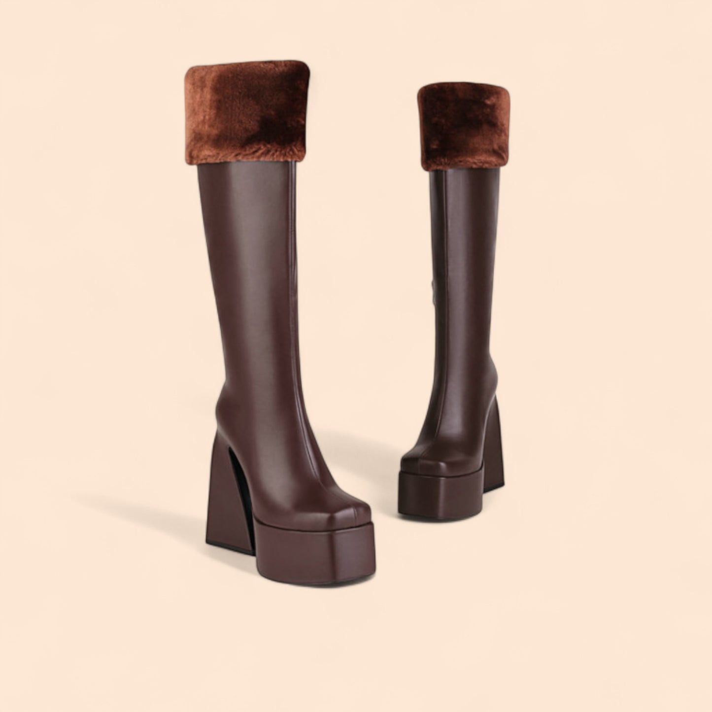 Botas Marrones Plataforma Valentina