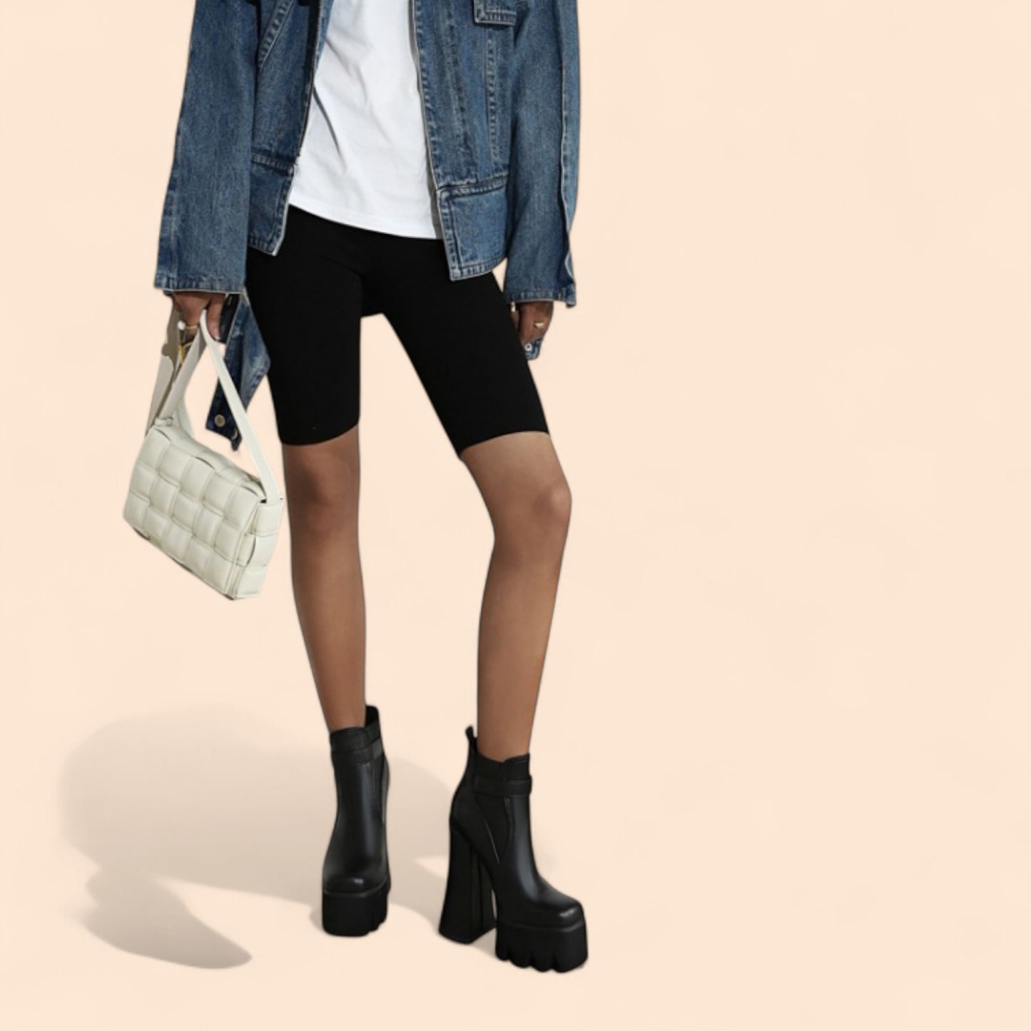 Botines Negros Plataforma Enigma