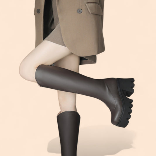 Botas Marrones Plataforma Artica