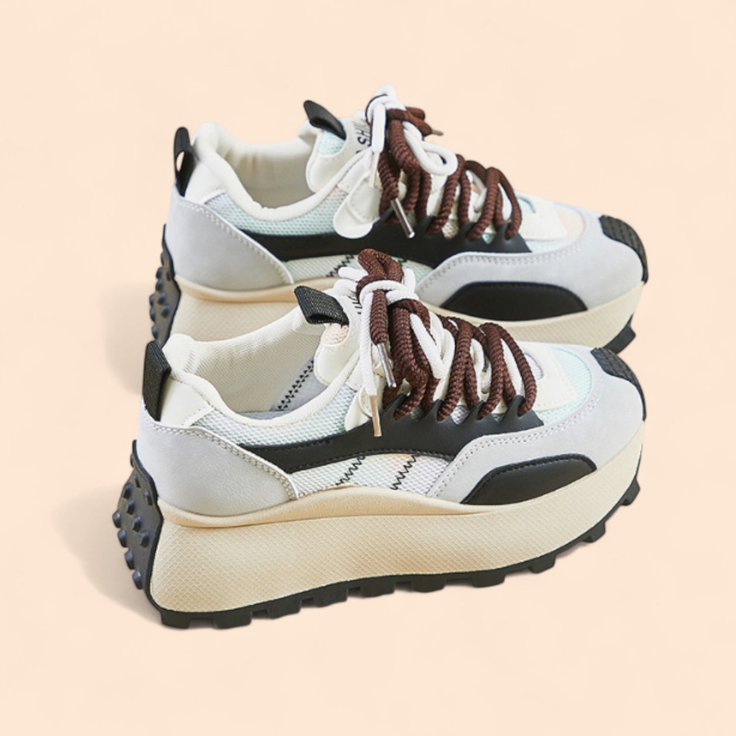 Zapatillas Negras Con Plataforma Soléa