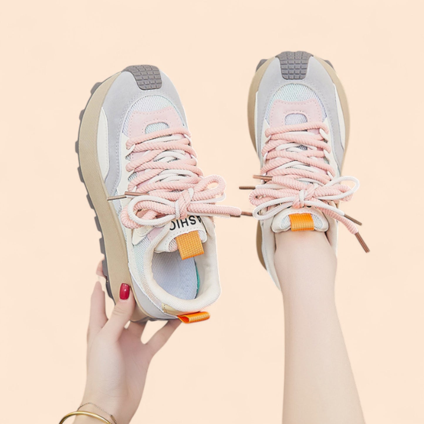 Zapatillas Grises Plataforma Soléa