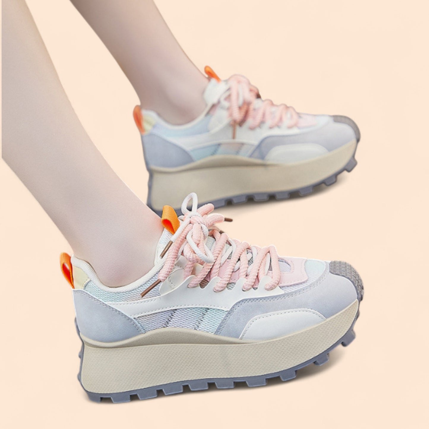 Zapatillas Grises Plataforma Soléa