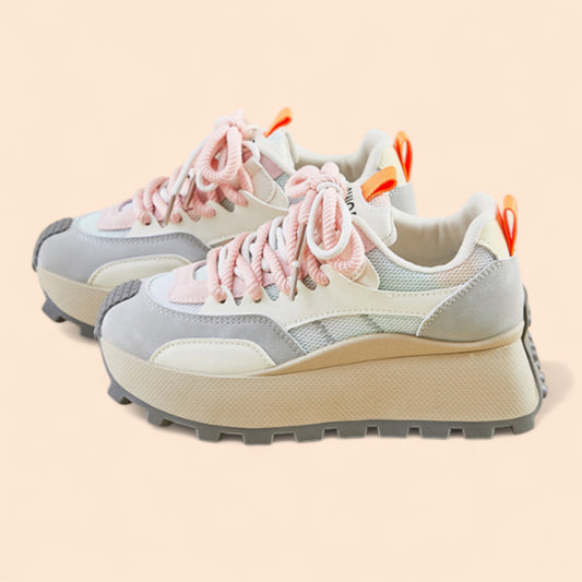 Zapatillas Grises Plataforma Soléa