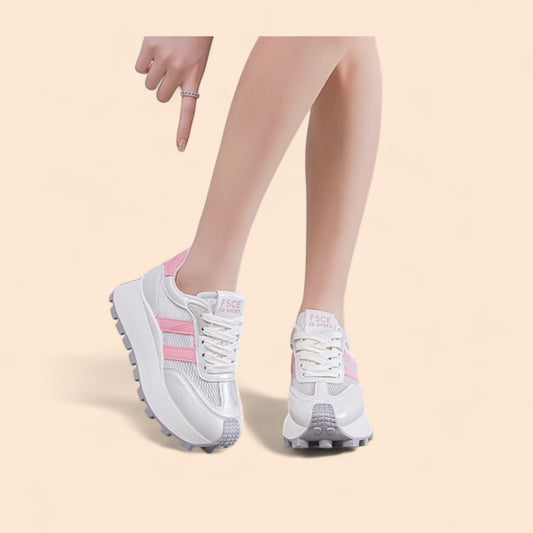 Zapatillas Rosas Plataforma Alba