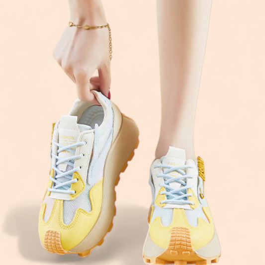 Zapatillas Amarillas Plataforma Cielo