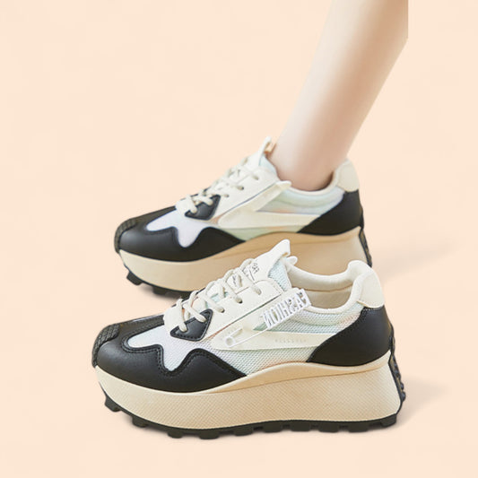 Zapatillas Negras Con Plataforma Cielo