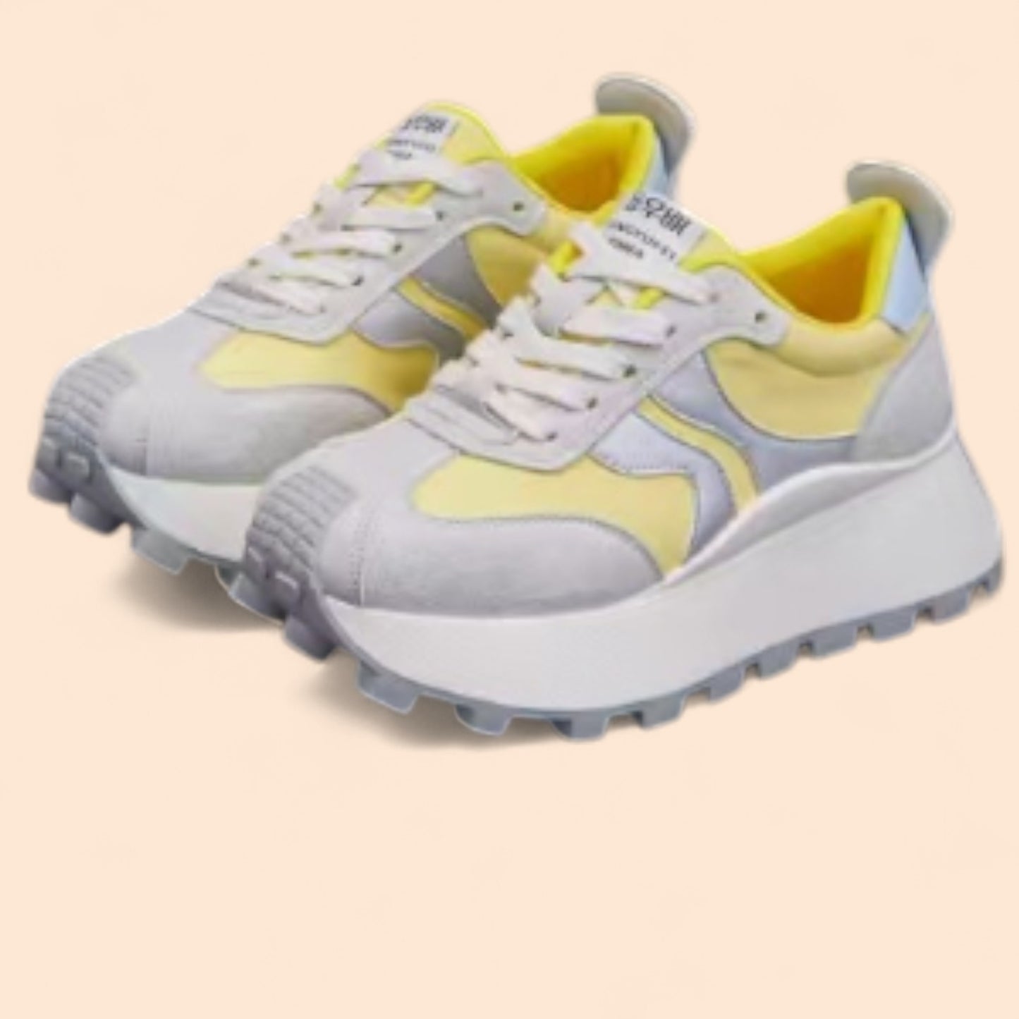 Zapatillas Amarillas Plataforma Aurora