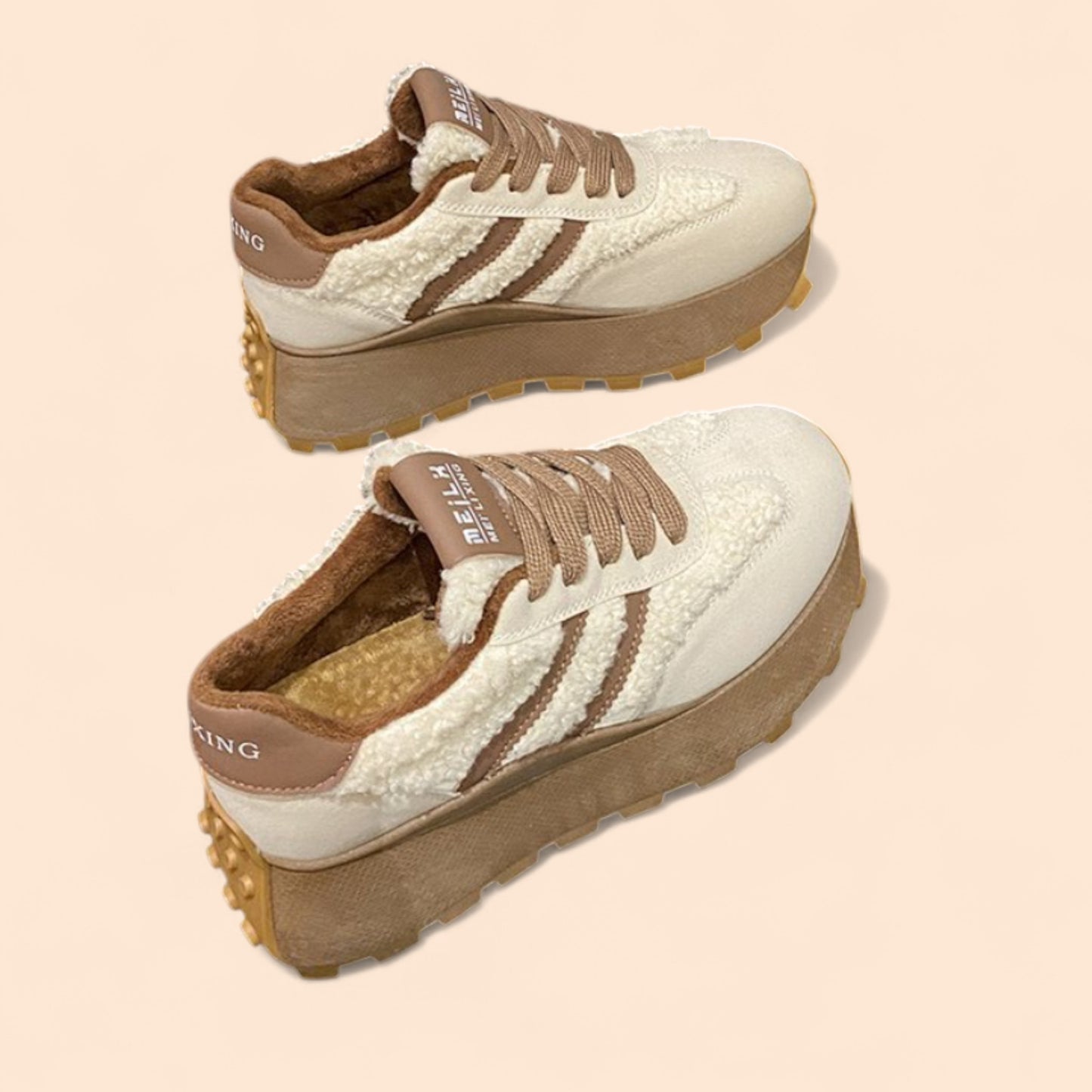 Zapatillas Marrones Plataforma Nube 2