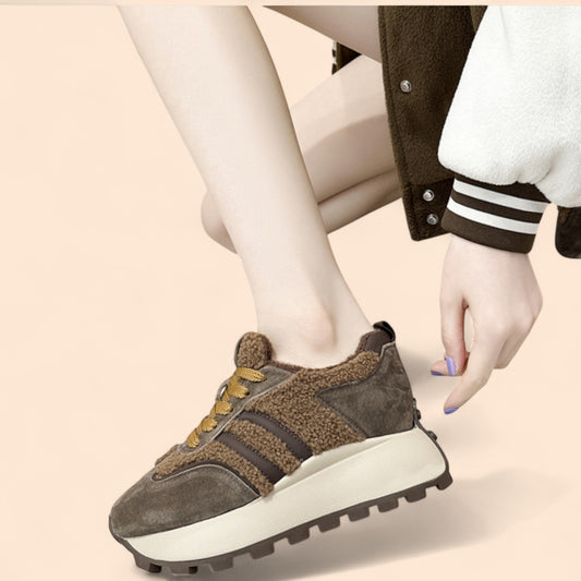 Zapatillas Marrones Plataforma Terra