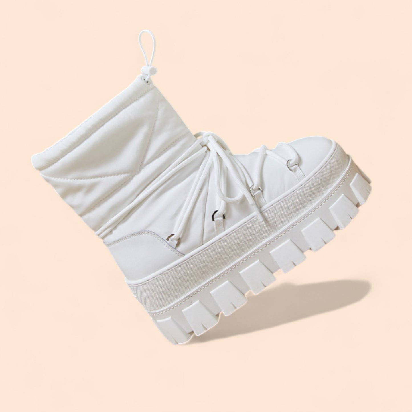 Botas Blancas Plataforma Nevada