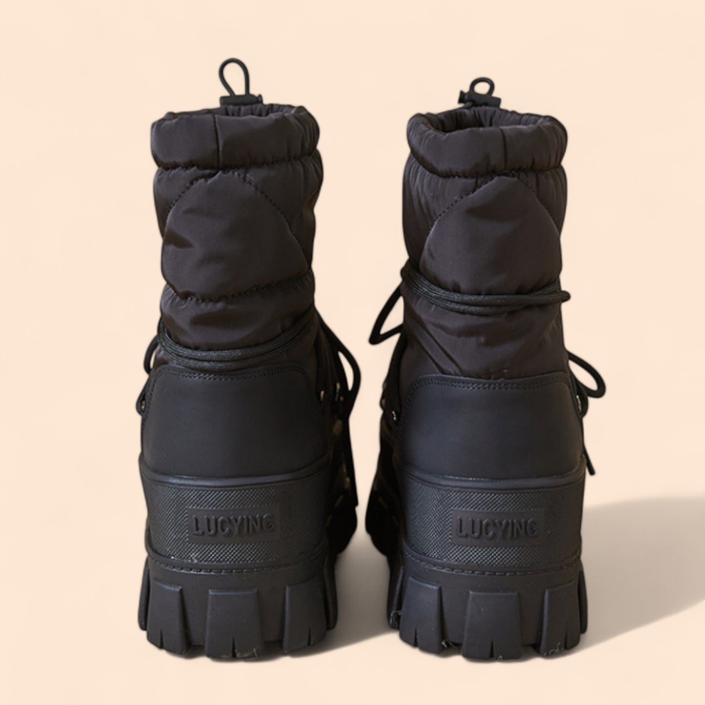 Botas Negras Plataforma Nevada